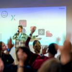 Xaver hält eine Keynote beim UX Camp Bremen