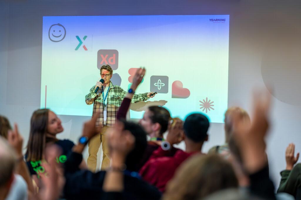Keynote Speaker Xaver Bodendörfer bei seiner Präsentation